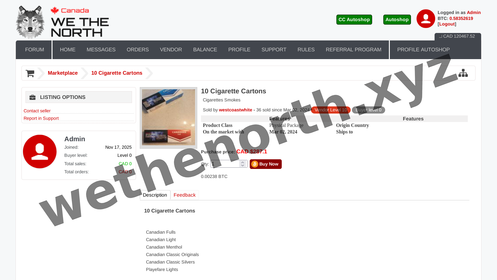 Main Market Dashboard