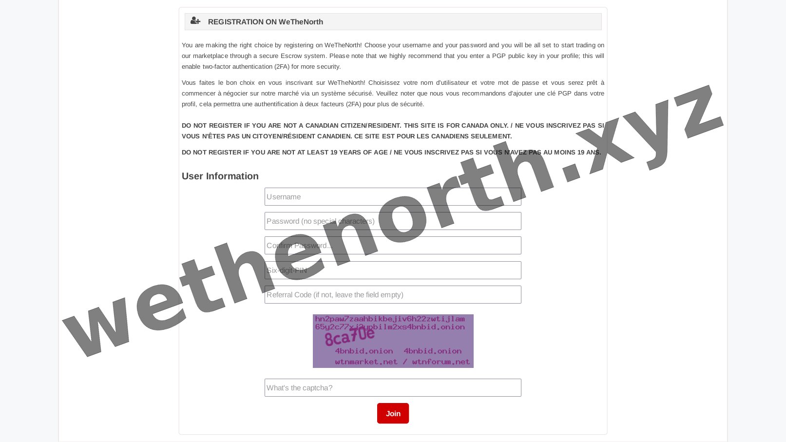 Account Registration Page